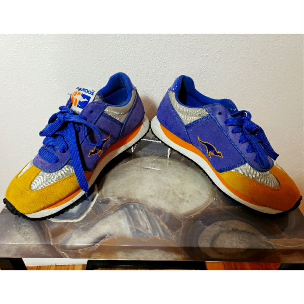 🦘💛💜KangaROOS Purple & Gold sneakers💜💛🦘